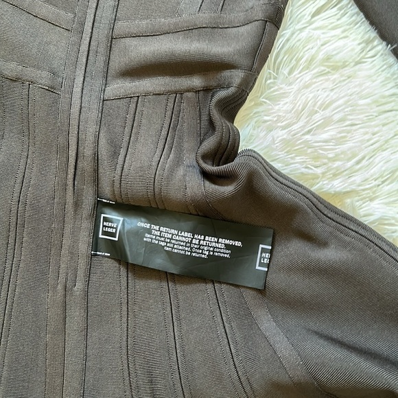 NWT AUTHENTIC HERVE LEGER DRESS - Picture 5 of 8
